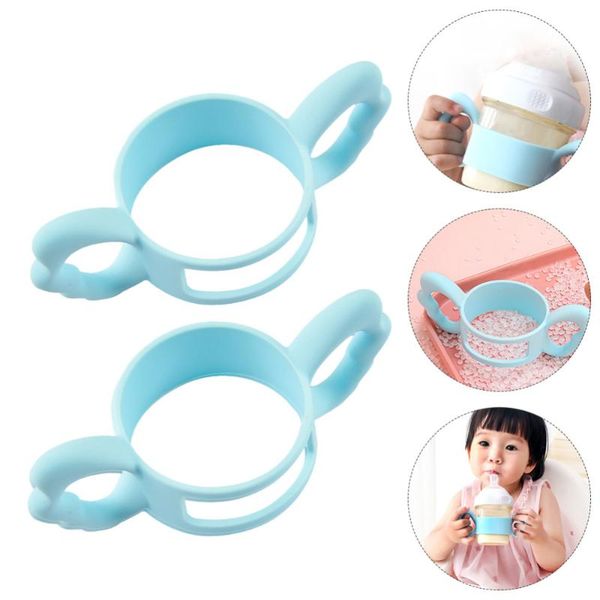 

pacifiers# 2pcs baby milking feeding bottle handle silicone for