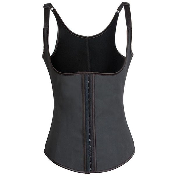 

women's shapers latex waist trainer women body shaper slimming underwear corset corsets vest shapewear, Black;white