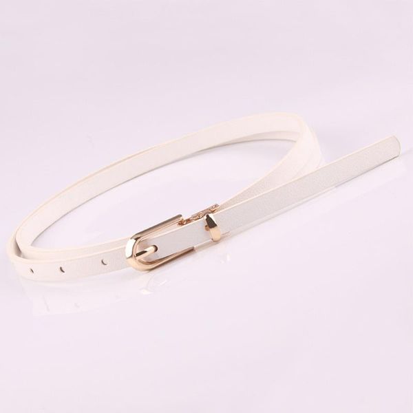 

casual adjsutable waistband all match wear resistant clothes accessories lightweight women belt pin buckle pu leather decorative belts, Black;brown