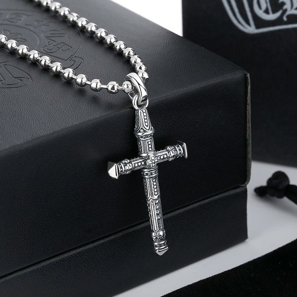 

classic crosin ch ch fashion brand hip hop thai silver personalized pendant