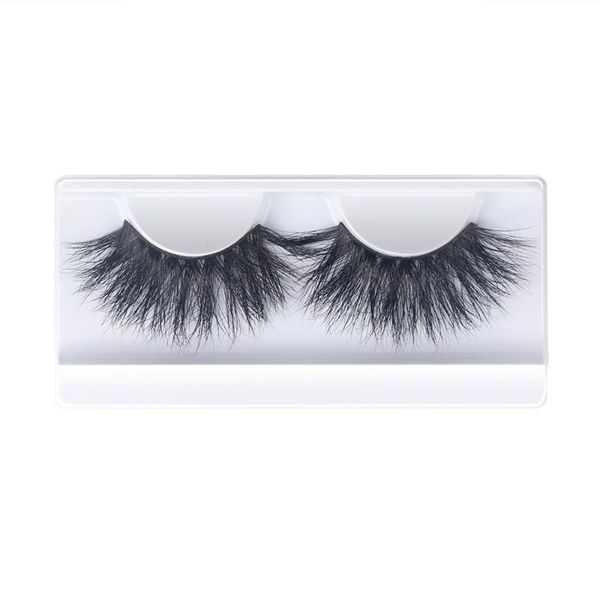 

pair reusable 25 mm mink eyelashes dramatic long lashes makeup full strip 25mm false 3d