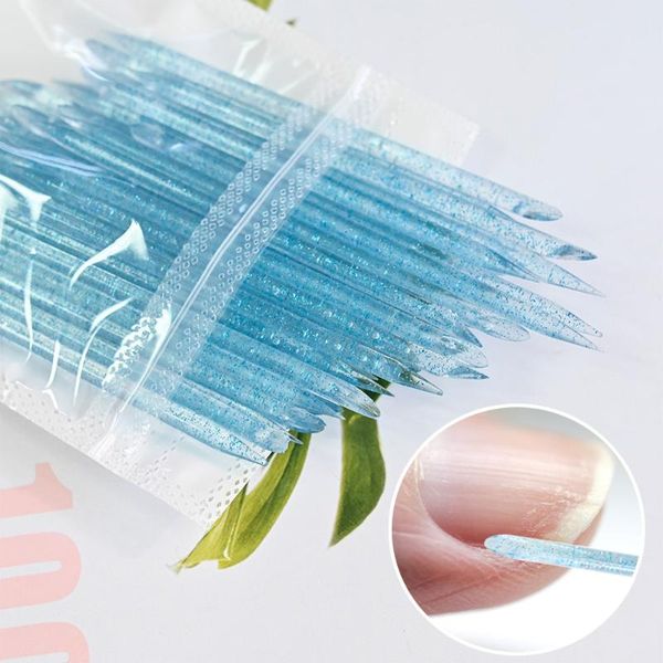 

cuticle pushers 50pcs/lot remover regrowth pedicure nail manicures tools,double end crystal stick pusher,9.5cm