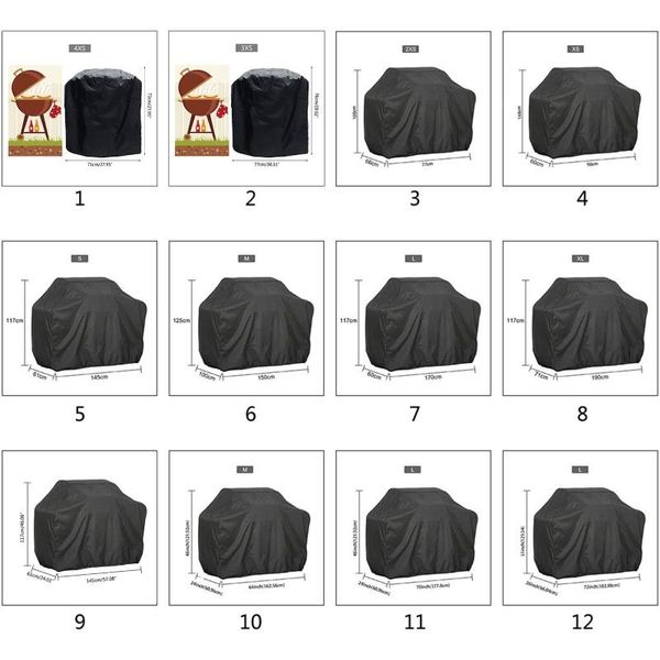 

tools & accessories bbq cover outdoor dust waterproof weber heavy duty grill rain protective 34yb