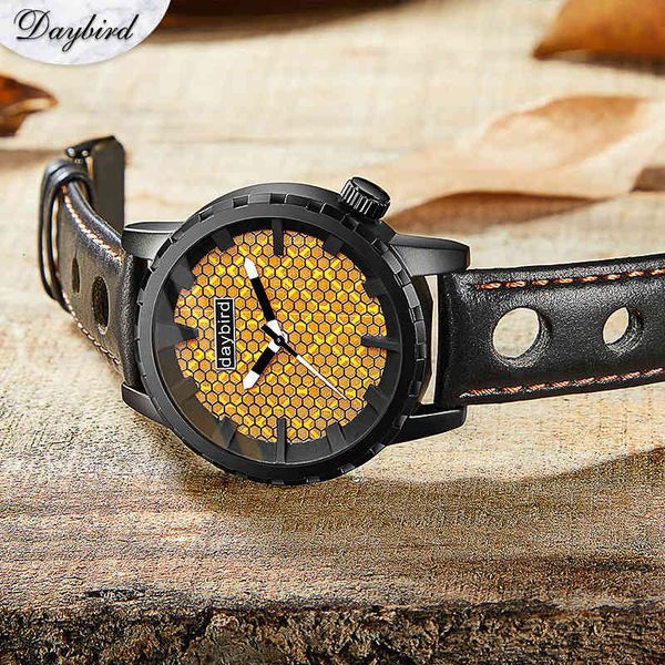 

new concept watch men's non automatic mechanical quartz sports students fashion trend leisure, Slivery;brown