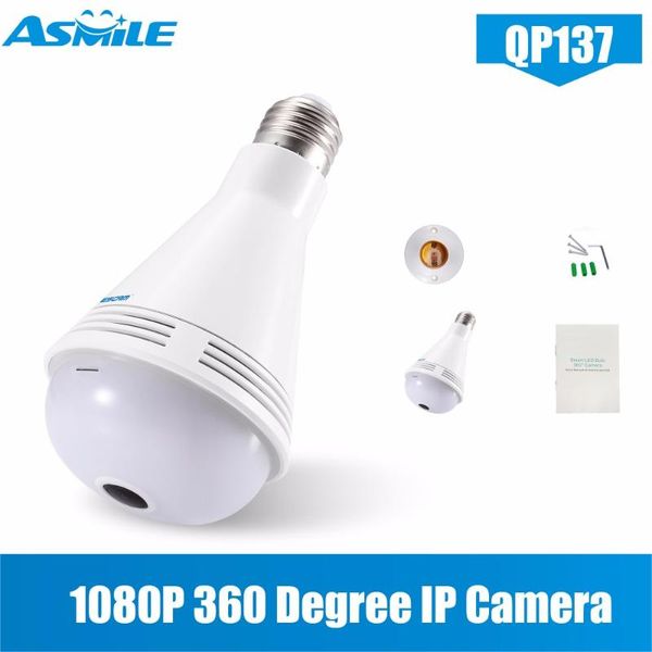 

panoramic camera 360 degree wifi ip outdoor indoor light security cameras