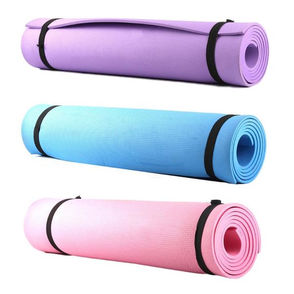 

yoga mat tasteless fitness mats 4mm thick non-slip pad sports pads for exercise pilates gym