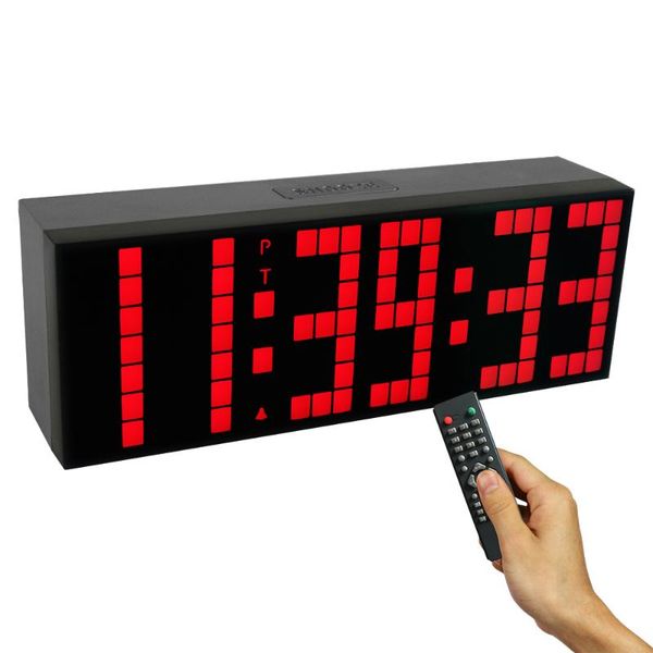 

wall clocks programmable led interval timer digital clock big satch home gym fitness desk decor