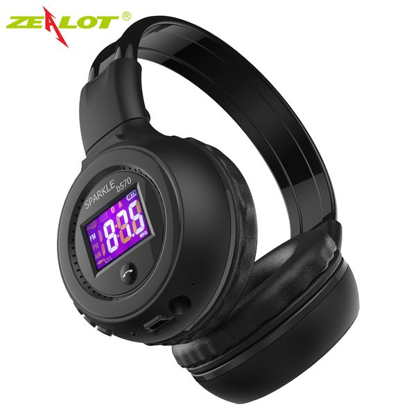 

zealot b570 wireless headphones fm radio over ear bluetooth stereo earphone headset for computer phoneport tf cardaux
