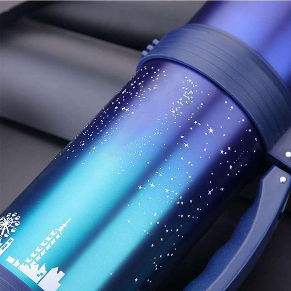 

water bottle 1.2l insulated nonslip work portable school travel gift stainless steal outdoor sport rustproof drinking painted vacuum flask