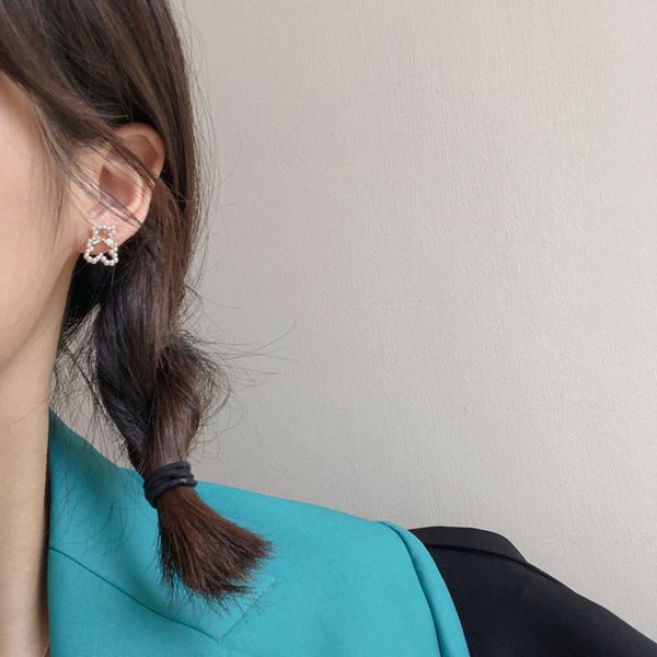 

earrings bow b lovely pl simple female small versatile earrings clip no ear hole students, Golden