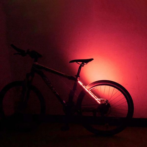 

bike lights bicycle decorative light tail mountain warning strip frame