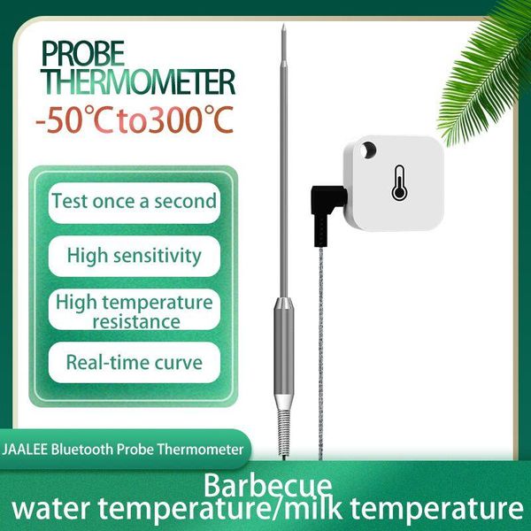 

smart home control bluetooth probe meat barbecue grill thermometer for oven bbq smoker rotisserie