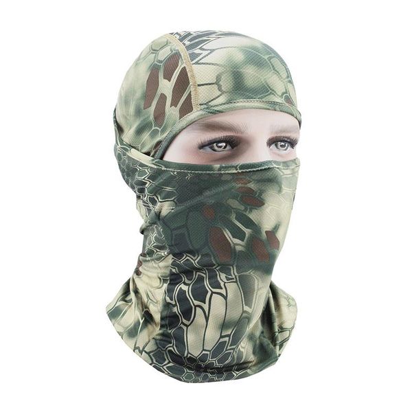 

full face mask wargame military army tactical balaclava neck shield bicycle cycling hunting hiking camo scarves caps & masks, Black
