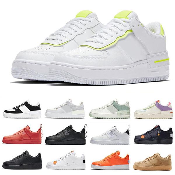 

2022 og classic triple white low mens running shoes 1 shadow utility black wheat pistachio platform frost pale ivory pastel black men women