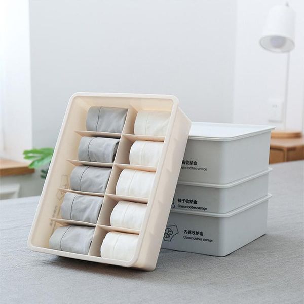 

storage drawers 3pcs underwear box with lid 1/10/15 grids home wardrobe drawer makeup organizer case socks panties bra boxes