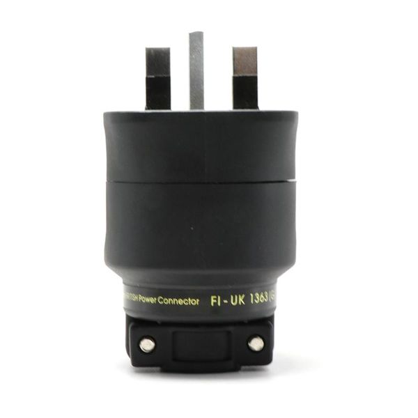 

smart power plugs hi-end fi-uk 1363(r) uk plug rhodium plated for diy cable