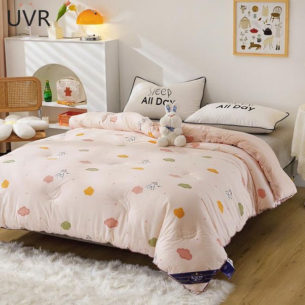 

comforters & sets uvr children cartoon soft comfortable quilt student breathable warm spring autumn core soybean fiber bedding