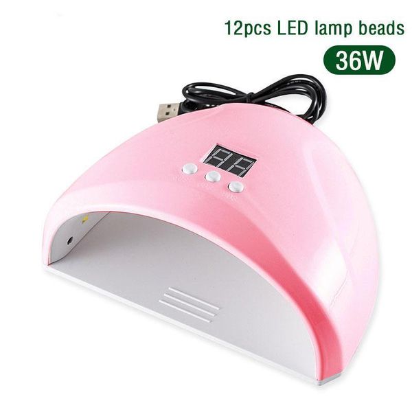

rainsolid mini 36w nail dryer portable 12 led uv manicure lamp usb cable home smart sensor for drying dryers1