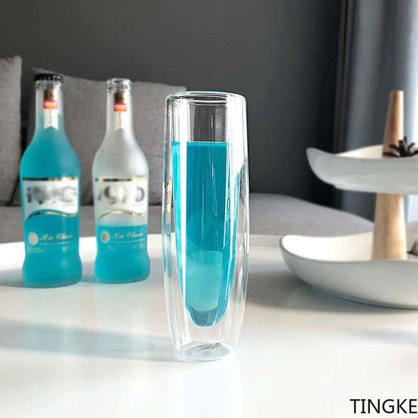 

transparent water glass 150ml champagne red wine double coffee cup fruit juice glasses