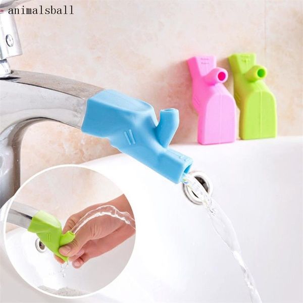 

kitchen faucets faucet extender durable baby washing hands fountain food-grade silicone tap s