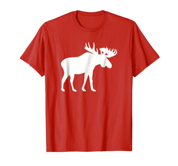 

moose t-shirt, White;black