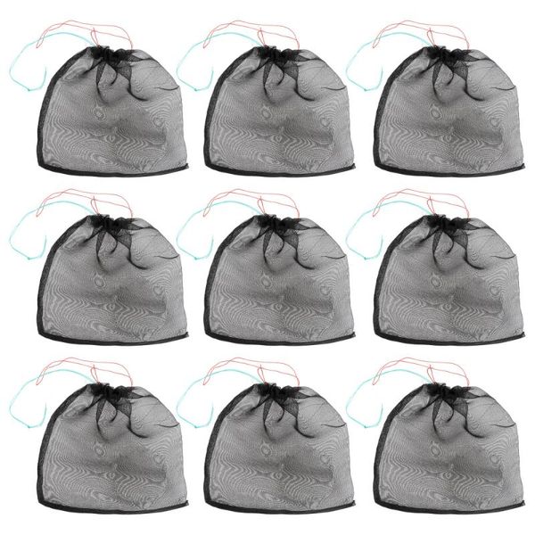 

planters & pots 50pcs reproducible pouches fruits drawstring bags nylon mesh filter