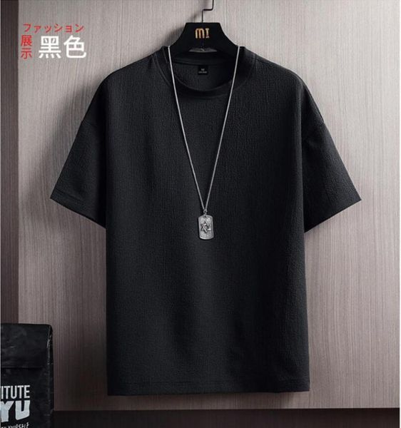 

men's polos 2021 summer short sleeved t-shirt men solid shirt casual t shirts, White;black