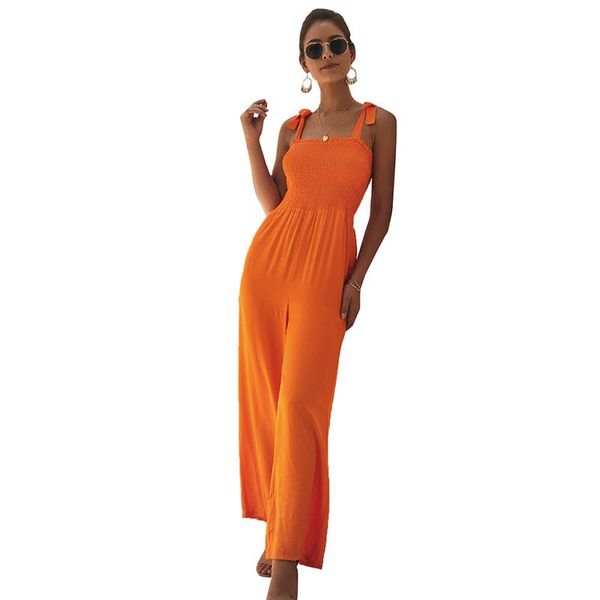 

women's jumpsuits & rompers 2021 summer sling jumpsuit loose chiffon, Black;white