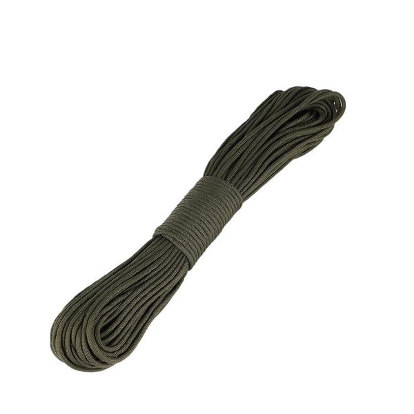 

diameter 4mm 7 stand cores 30m paracord survival parachute cord lanyard camping climbing rope hiking clothesline (black) outdoor gadgets