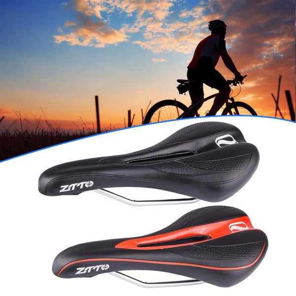 

bike saddles mtb road soft seat saddle pain-relief thicken pu leather breathable bicycle riding racing cushion parts
