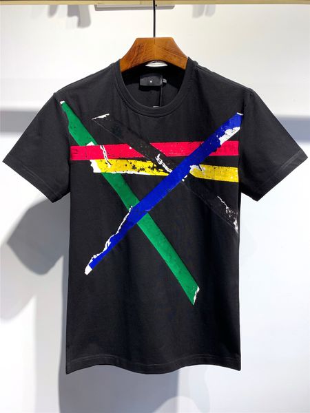 

2020dss new mens designer t shirt paris fashion tshirts summer d pattern t-shirt male ss2 quality 100% cotton dt585, White;black