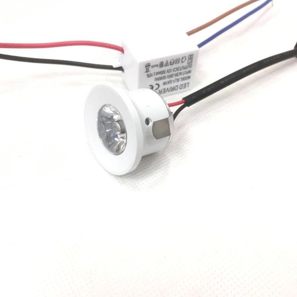 

10pcs/lot white31mm white led mini spot light einbauleuchte round verstellbarer cabinet deckenlampe 230v led-schrankleuchte