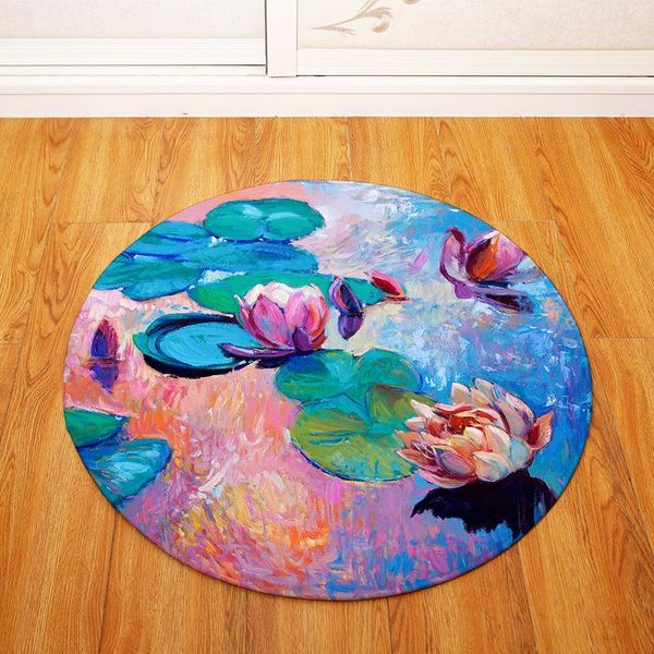 

cushion/decorative pillow round carpet living room parlor kids bedroom chair rugs toilet bathroom decorations carpets non-slip absorbent hom