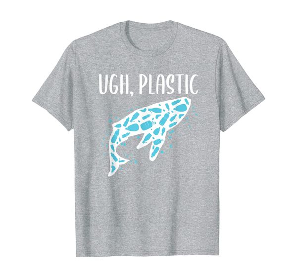 

save oceans marine life plastic pollution waste t-shirt, White;black