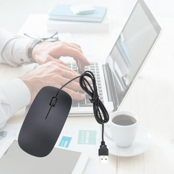 

wired optical mouse suitable for deskcomputer notebook frosted cute mice