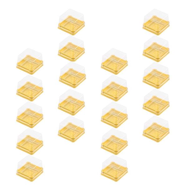 

gift wrap 150 pcs dessert storage boxes moon cake blister containers for party
