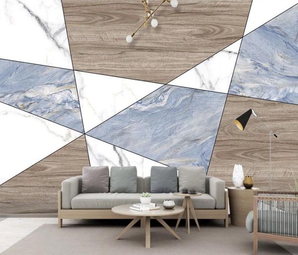 

wallpapers grey wood marble wall mural 3d po wallpaper for living room tv backdrop makeup contact paper murals canvas
