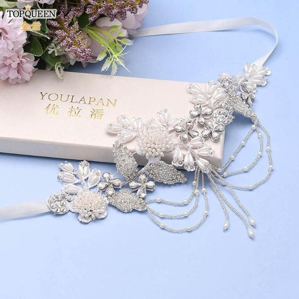 

wedding sashes ueen s482 beaded belt belts for women bling prom clothes accessories women's shawl patch can be sewn on, White