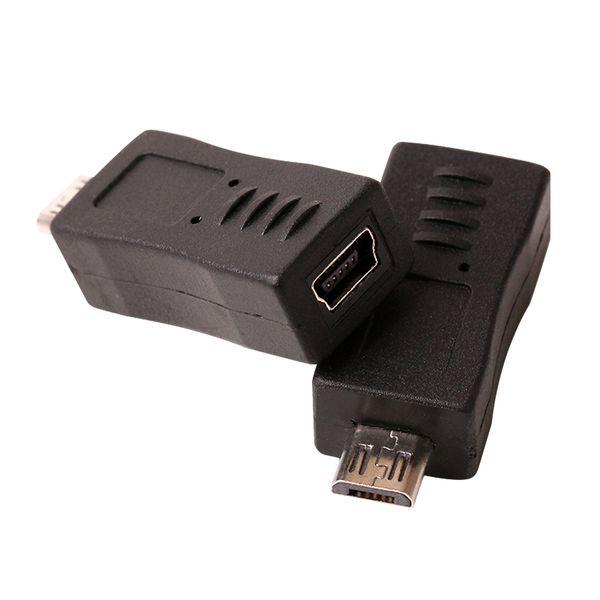 Micro-USB-Stecker auf Mini-USB-Buchse, Adapter, Konverter-Adapter