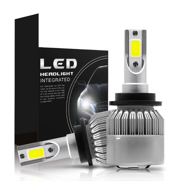 

car headlights 2 sides d2s headlight 6000k d4s led bulb 110w 26000lm super bright auto headlamp