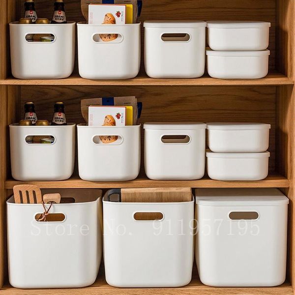 

storage baskets kitchen organizer basket deskbox bathroom clothes snack sundries cosmetic plastic home organization