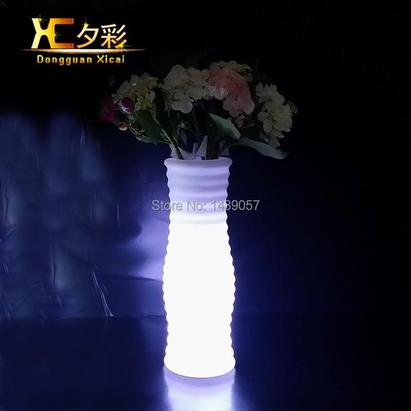 

floor lamps led flower pot round plastic vase color changing plant pots for home decor living room bedroom balcony