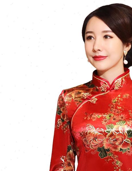 

shanghai story chinese button women blouses traditional 3 4 sleeve cheongsam velvet blouse, White