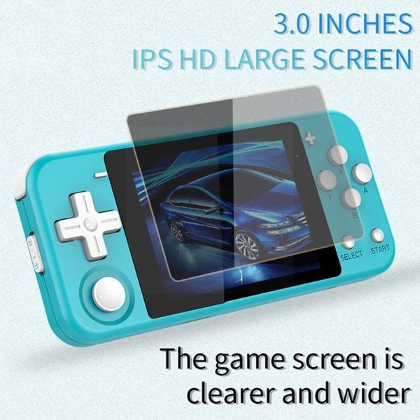 

portable game players open dual system handheld retro console 3.0 in video ips hand-held lcd device mini gaming k5f7