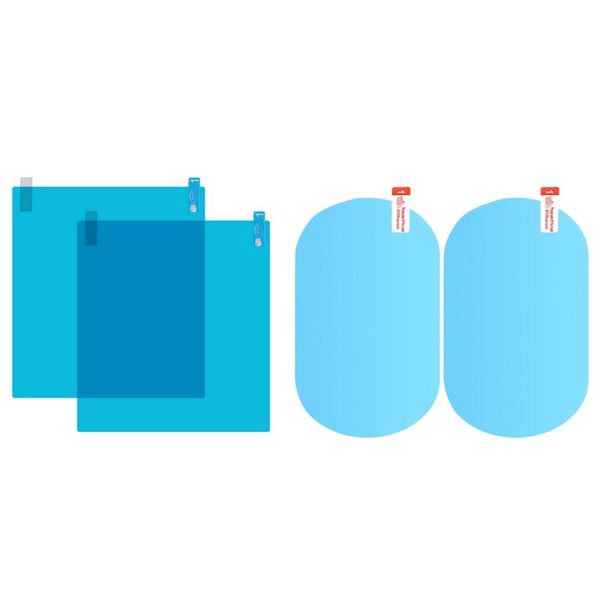

car sunshade 4pcs/set anti-fog films stickers clear set auto rearview side window