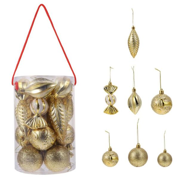 

party decoration 1 box christmas tree hanging ornament gift supply for