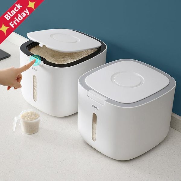 

kitchen collection nano bucket insect-proof moisture-proof sealed rice cylinder grain dog household storage box bottles & jars