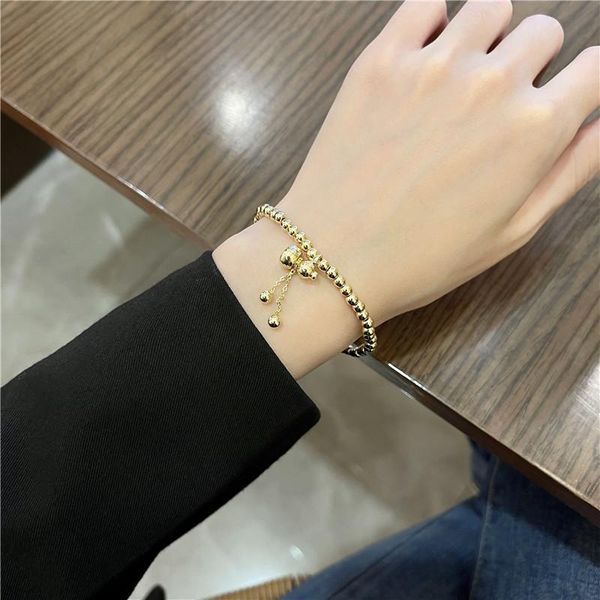 

beaded, strands beads small gourd gold color friendship bracelets simple high charm bracelet, Black