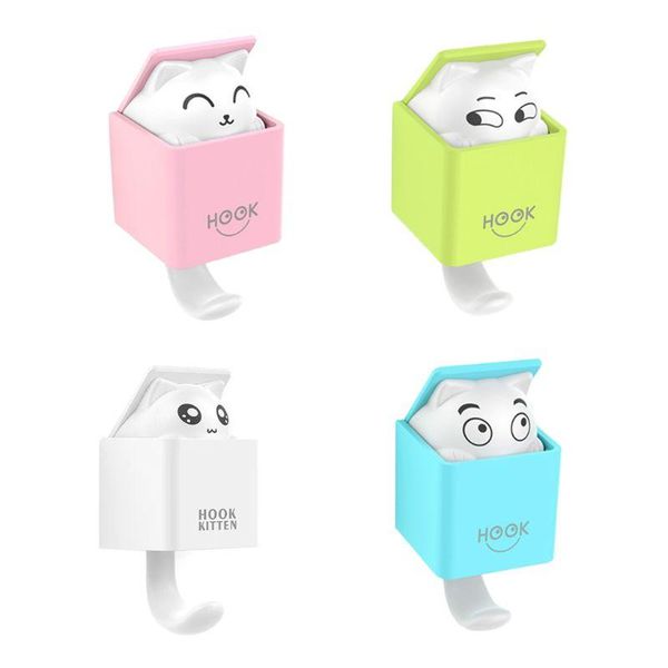 

hangers & racks coat hooks wall mounted, 4 pack heavy duty for coat, scarf, hat, towel, bag, utility cat hook hangin