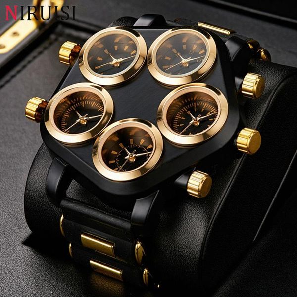 

wristwatches european and american fashion personality men's bar nightclub dj performs live non mechanical fitness electronic watch wom, Slivery;brown